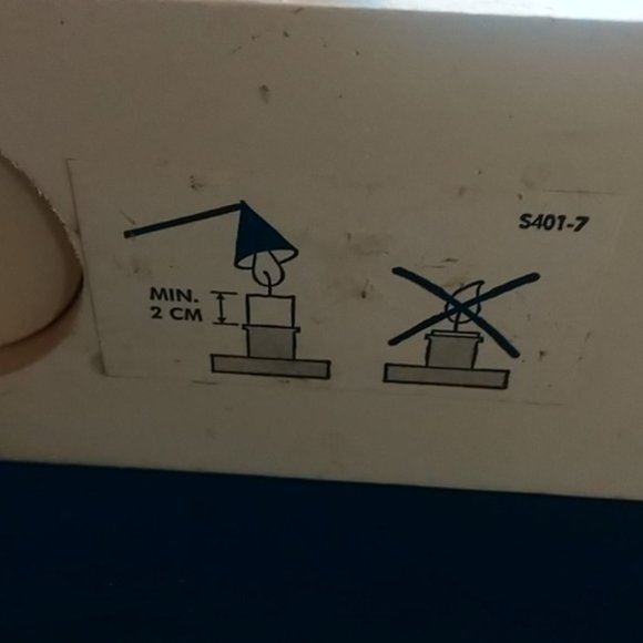 IKEA modern white block candle holder square candleabra minimalist decor square - Picture 6 of 6